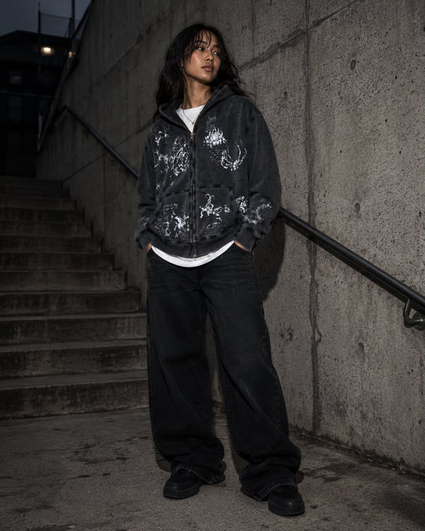 Dep Ghoul Distressed Hoodie