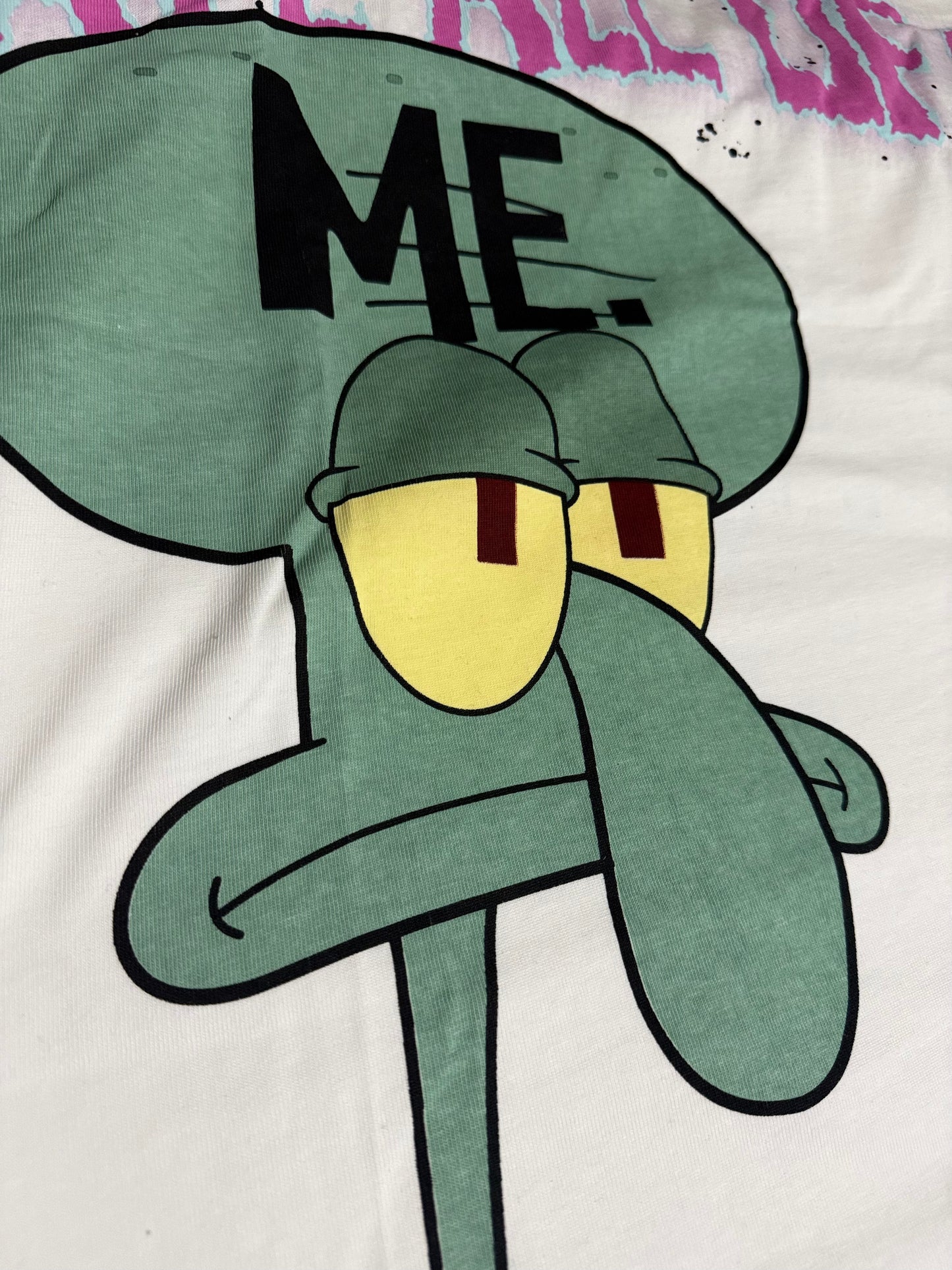 DEPRIME SQUIDWARD BOXCUT TSHIRT